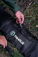 Vista 4 de Fanaue Funda de trípode con compartimentos, 39.4 x 9.8 x 9.8 pulgadas, bolsa de trípode resistente con correas para el hombro, funda de transporte