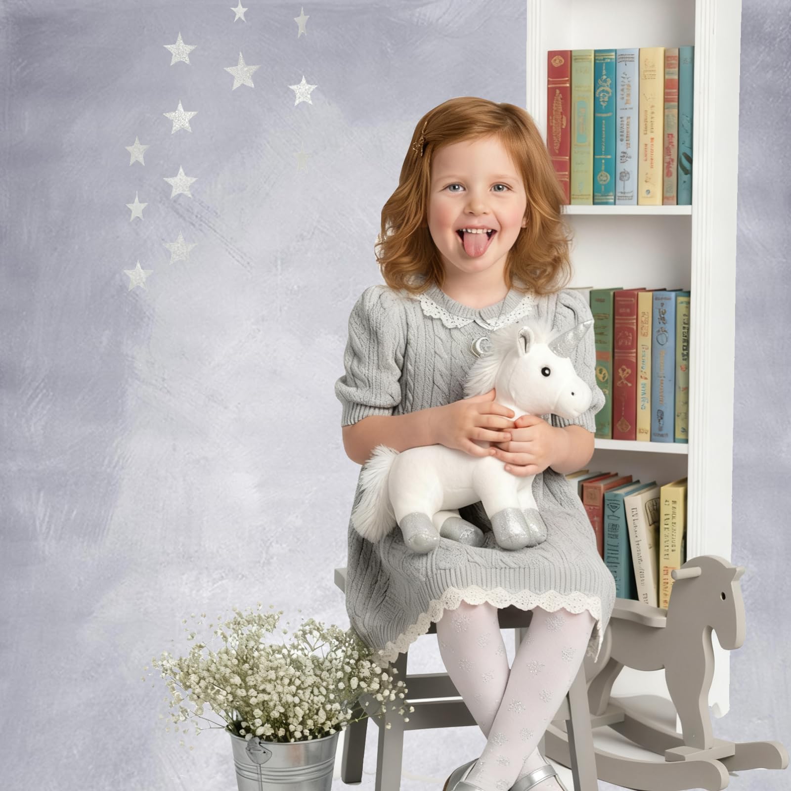 Kate 1.5x2.2m Photo Backdrop Grigio Astratto Texture Fotografia Sfondo Microfibra Retro Grigio Colore Solido Fondali per Studio neonato