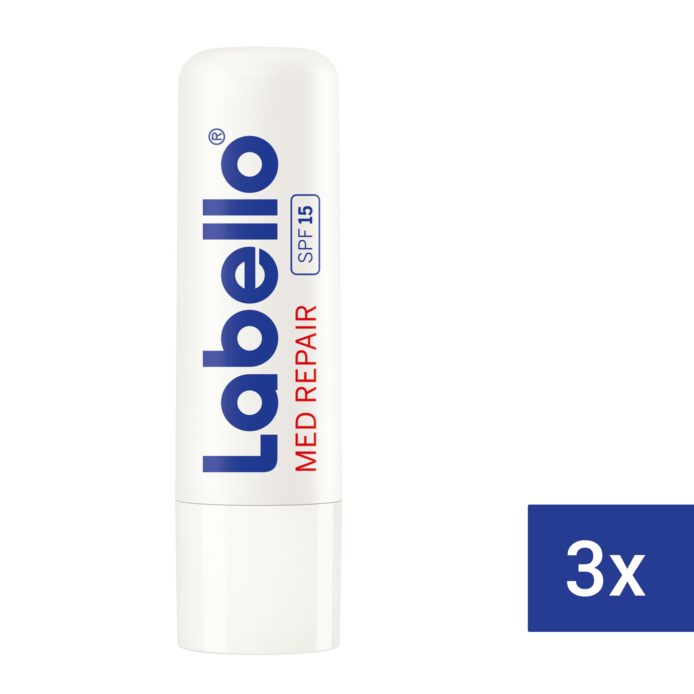 Labello Med Repair Pack of 3), white, 3 count (Pack of 1) - Image 2