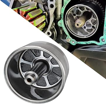 Generator Stator Flywheel Rotor Compatible with Yamaha FZ1 FZS1 2006-2015, FZ8 2011-2013, YZF R1 2004-2008 Magneto Generator Rotor Assy Flywheel Replace for 2SH-81450-00-00