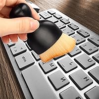 Vista 8 de Cepillo para detallar el interior del automóvil, 2 piezas de cepillo suave de limpieza interior de coche, diseño curvo, cepillo de limpieza