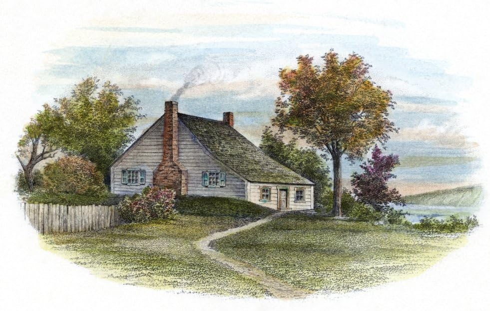 Amazon|ワシントン生まれ 1732 バージニア州ウェストモアランド郡のウェイクフィールド ジョージ・ワシントンの誕生地彫刻 19Th