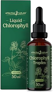 effective nature - Liquid Chlorophyll aus Alfalfa - 50 ml - Ohne Konservierungsstoffe - Besonders Natürliches, Flüssiges C...