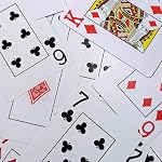 IMAGAME Plastic Playing Cards, Jumbo Index, Poker Size, 1 Blue & 1 Red Deck | Casino Quality, Waterproof & Washable, Perfect for Texas Hold'em Poker, Durable PVC, Smooth Handling, 2 Decks
