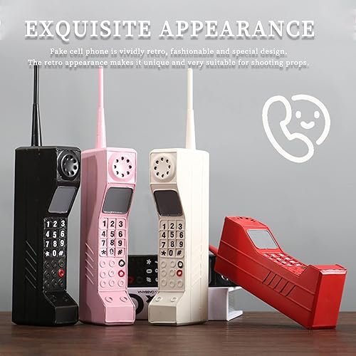 Miniatura 4 de Gugxiom Accesorio de teléfono de los años 90, adorno para teléfono celular, adorno retro de ladrillo para teléfono celular, modelo retro de teléfono