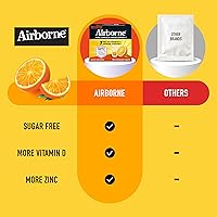 Vista 5 de Comprimidos efervescentes de Airborne sabor naranja, 100246, Anaranjado, 3, 1