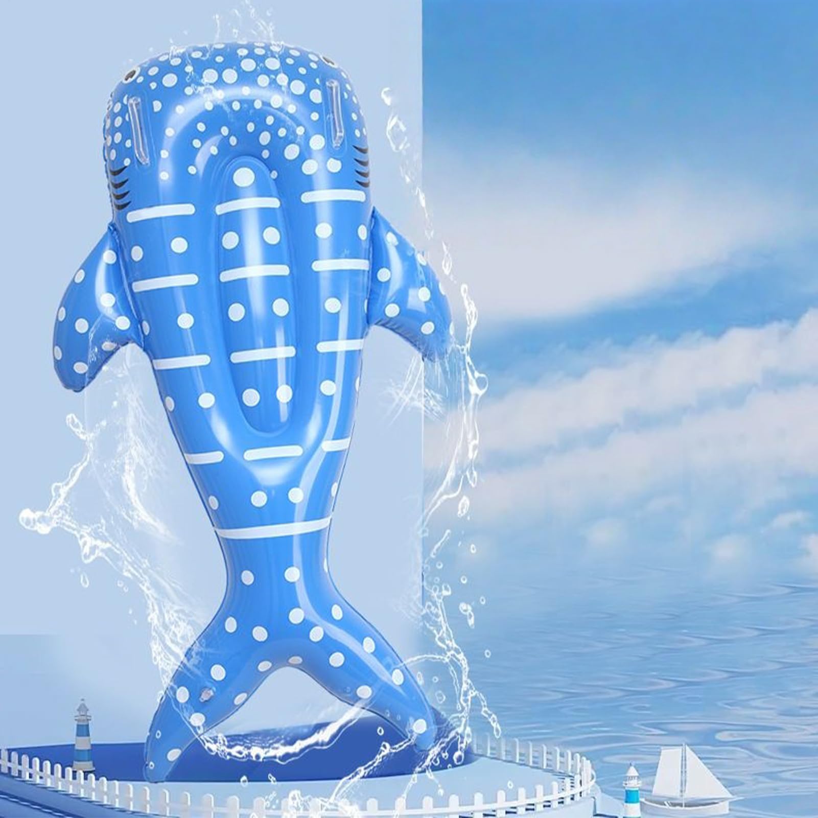 Aufblasbares Surfbrett - Aufblasbare Surfboards Für Wasserrutschen - Design Wassermatte Mit Griffen Für Pool See Fluss Badespass Fest Spaß