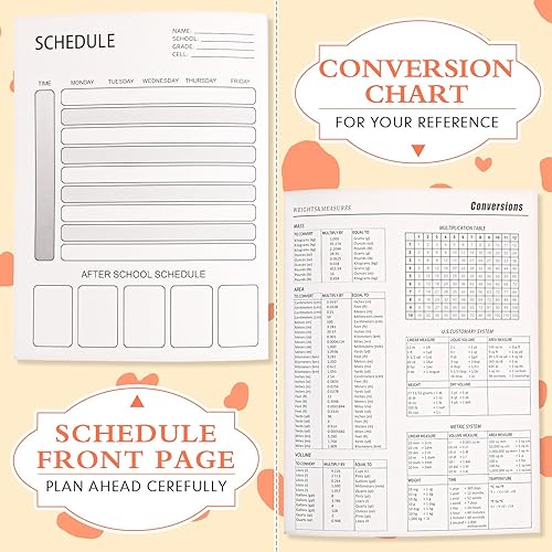 Miniatura 5 de Colarr Paquete de 12 cuadernos de composición de rayas anchas de 9.75 x 7.5 pulgadas, libros de composición de papel de mármol, varios colores