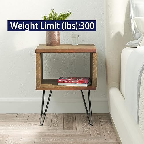 Miniatura 15 de SMARTSTANDARD Patas de muebles de horquilla de alta resistencia de 16 pulgadas, proyectos de bricolaje de metal para mesitas de noche, mesa de café