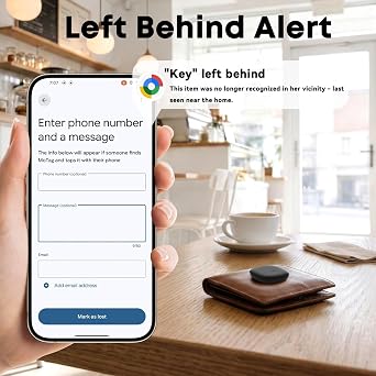 Tracker Tags 2 Pack for Android, Android Air Tracker Tag Compatible with Google's Find Hub App, Luggage Smart Tags for Suitcase, Key, Waterproof Bluetooth Key Finder for Wallet, Bag