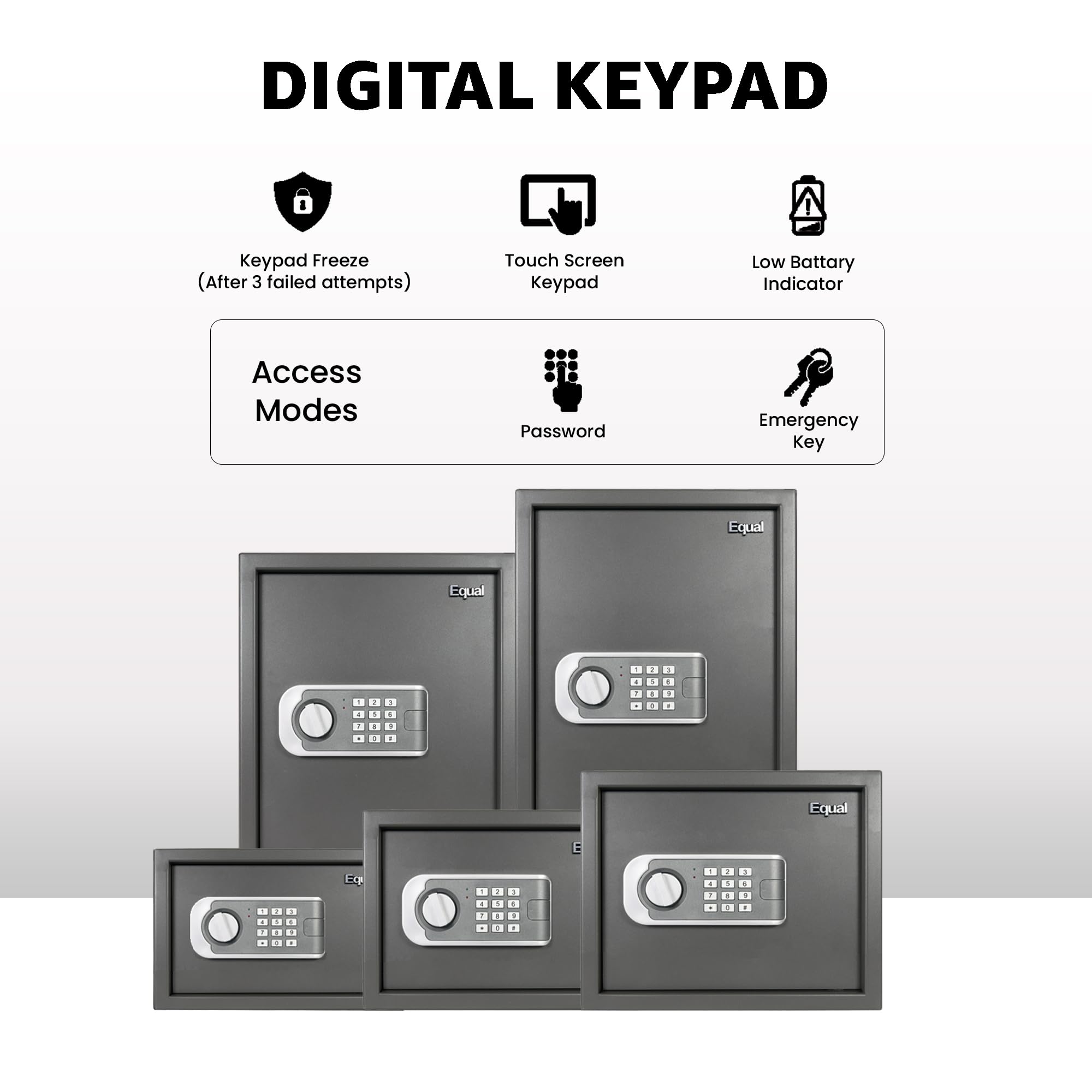 SecureHome Safe Locker - Digital & Key Access -4 SecureHome Safe Locker - Digital & Key Access -4