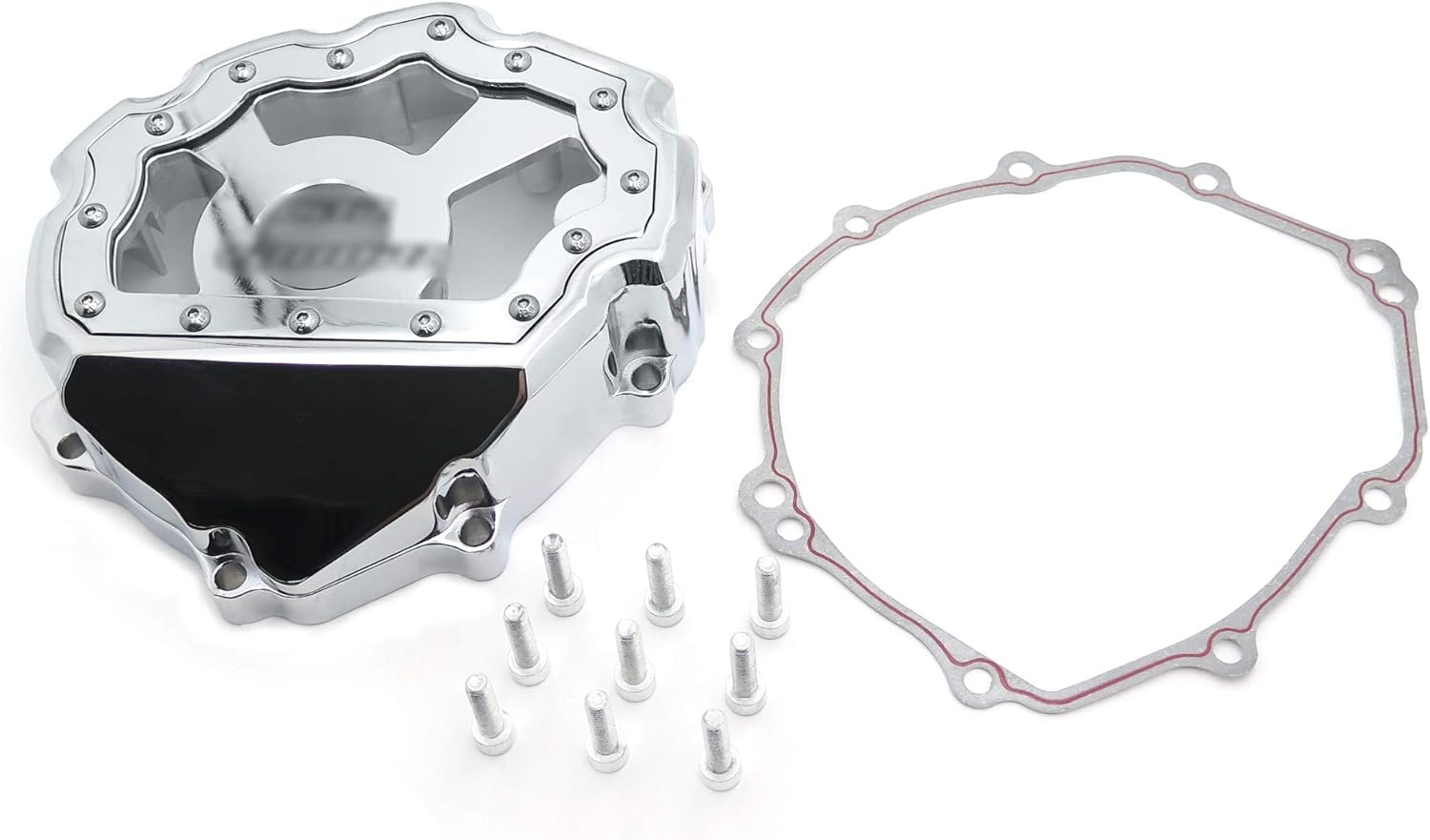 HTT- Chrome Left Engine Stator Cover See Through For 2008-2011 CBR 1000RR w/gasket