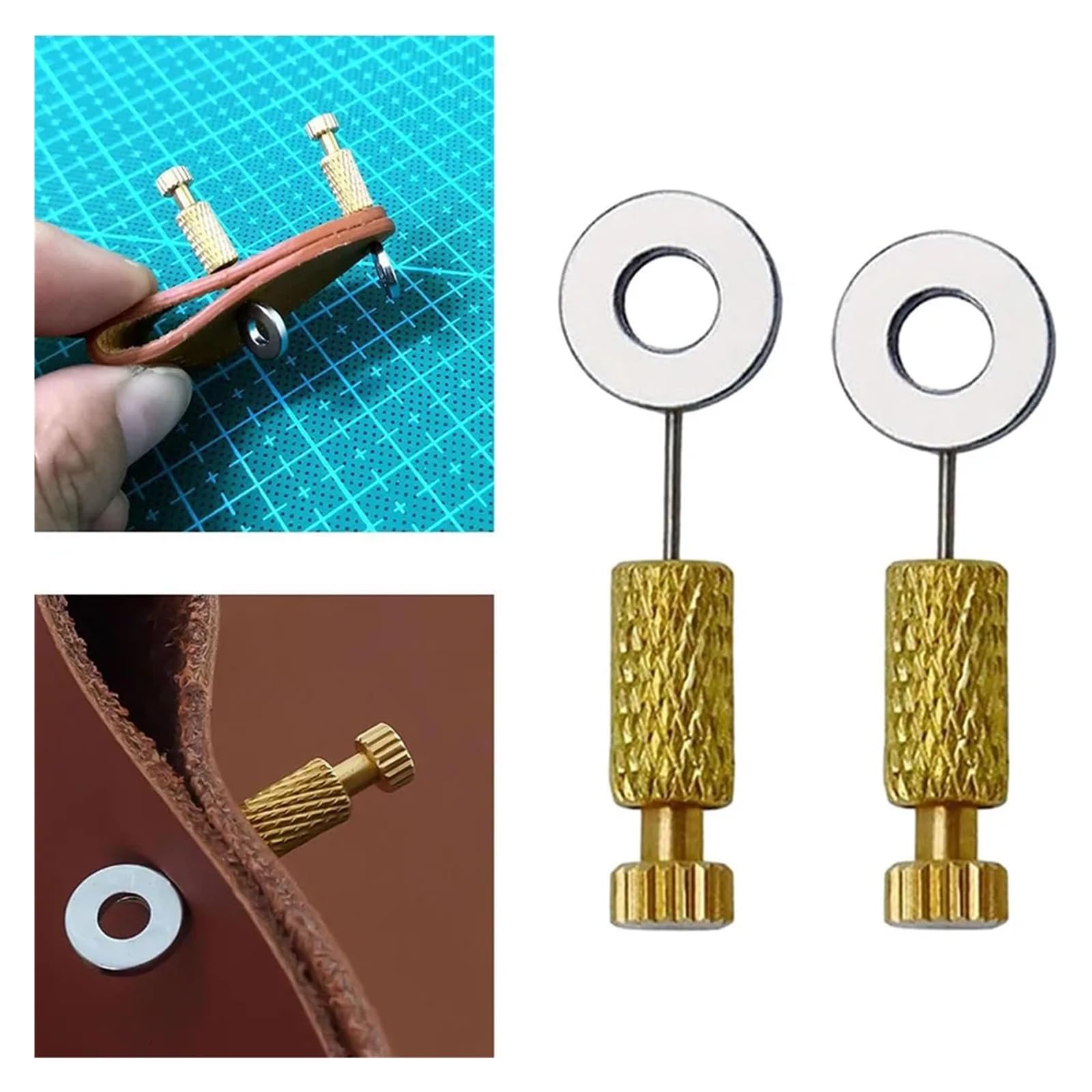 Lot de 5 ou 10 Aiguilles de positionnement for sutures en Cuir, à Faire soi-même, à Position Fixe, Fournitures d'artisanat(14PCS Set)