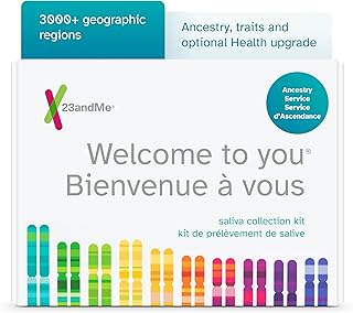 23andMe Ancestry Service - DNA Test Kit with Personalized Genetic Reports Including Ancestry Composition with 3000+ Geogra...