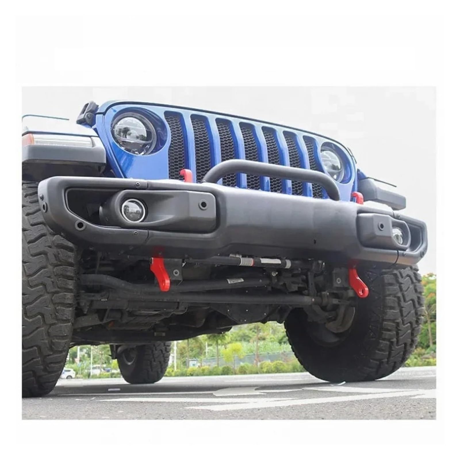 Compatibilidad For Modelos JK Diseñados De 2007 A 2017 — Accesorios Todoterreno 4x4 Con Barra Parachoques De Acero — Kit De Parachoques Delantero (superficie Recubierta)