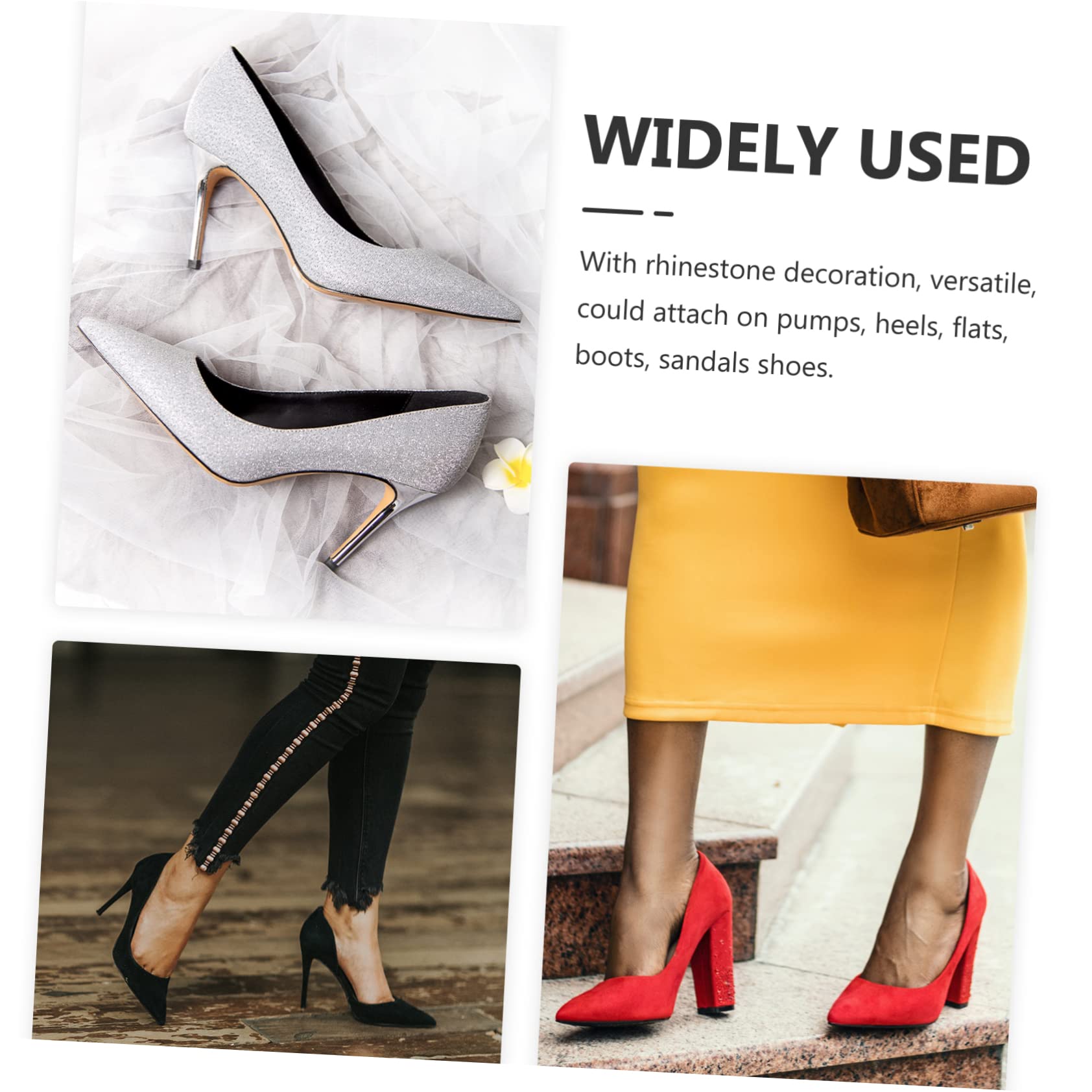5paia Fermagli Per Scarpe Da Sposa Con Strass Accessori Eleganti Per Cerimonie e Prom Decorazione Per Scarpe Da Donna Per Matrimonio e Occasioni Speciali