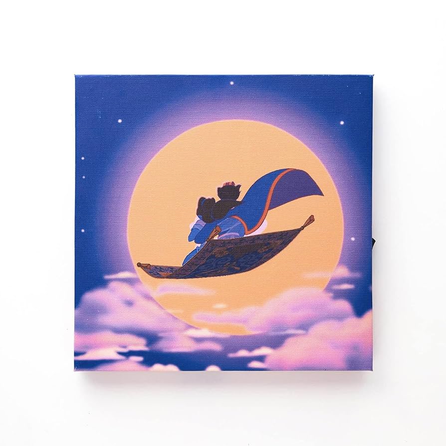 Disney - ディズニー　LED アートボード　アラジン Disney - アラジン キャンバスLEDアートボード パネルの通販 by