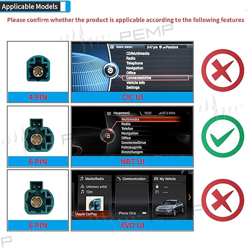 Miniatura 6 de PEMP Android 11 azul antirreflejos para BMW f10f11 Android 12.3 pulgadas, Snapdragon 662 8 núcleos 4G+64GB Carplay Android Auto, para BMW Serie 5