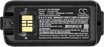CK75 CK65 Battery Replacement for CK3 CK3X CK71 CK70 Battery PN 318-034-023 318-034-013 3.7V 5200mAh