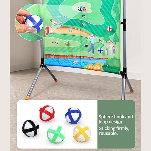 Miniatura 7 de Juego de croquet de golf para actividades familiares al aire libre para todas las edades, desarrollo de habilidades motoras, juego de croquet