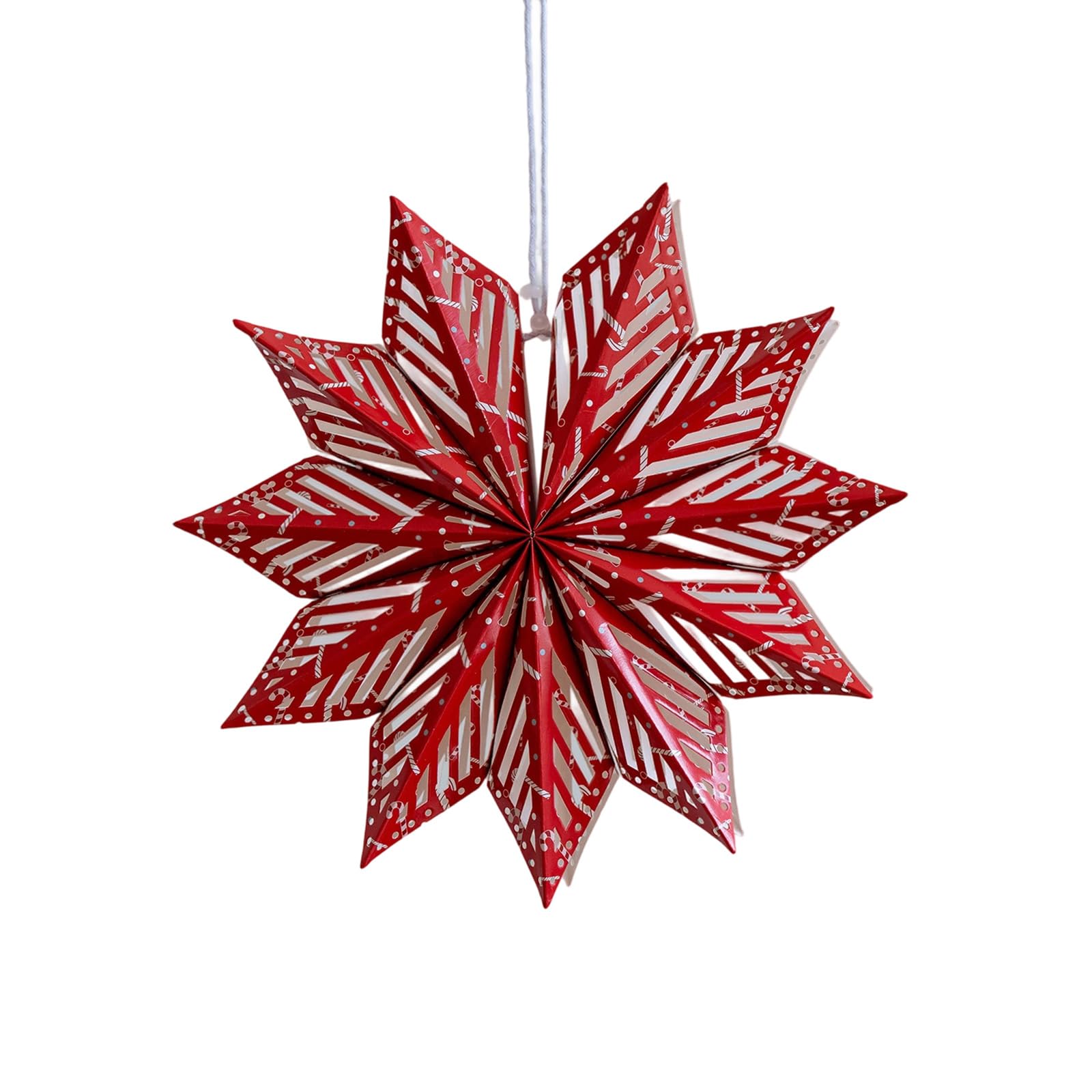 KAQNTUD Christmas Tree Decoration Snowflakes Decorations Waterproof Paper Craft for Christmas Party Interior Decoration Durable Paper Snowflakes Ornament