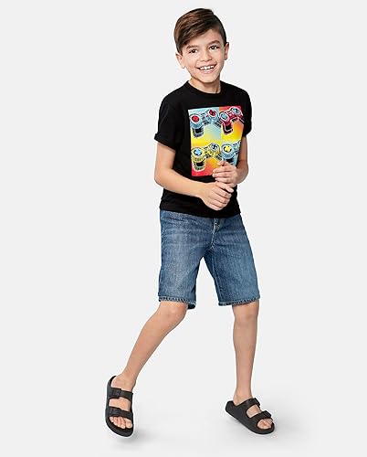 Miniatura 4 de The Children's Place Baby Boys and Toddler Everyday Double Buckle Slide Sandals with Backstrap