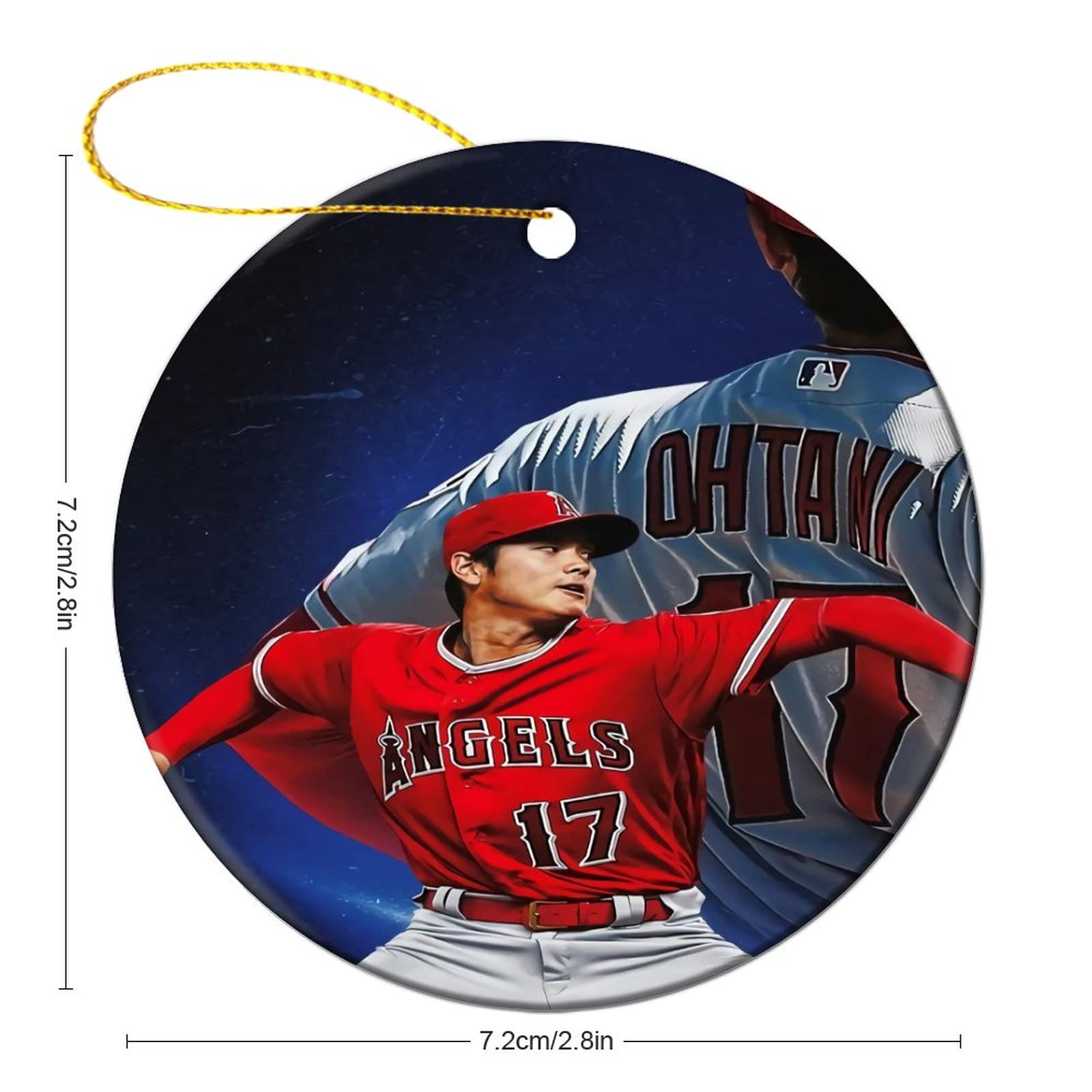 Amazon | 大谷翔平 ロサンゼルス エンゼルス クリスマス 飾り