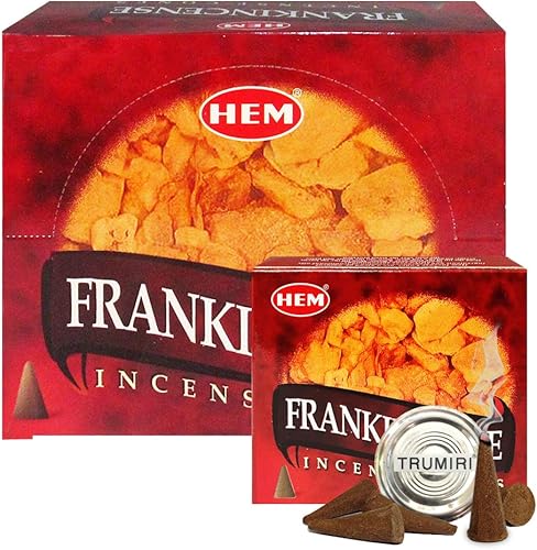 Vista 18 de TRUMIRI Paquete de soporte de cono de incienso con conos de incienso para clientes de llamadas, paquete de 12 (aproximadamente 120 conos)