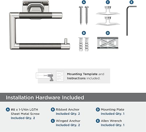 Vista 111 de Amerock BH26615PNBBZ Toallero de níquel pulido/champán dorado Toallero de 24 pulgadas (24.016 in) Esquire Toallero de baño Accesorios