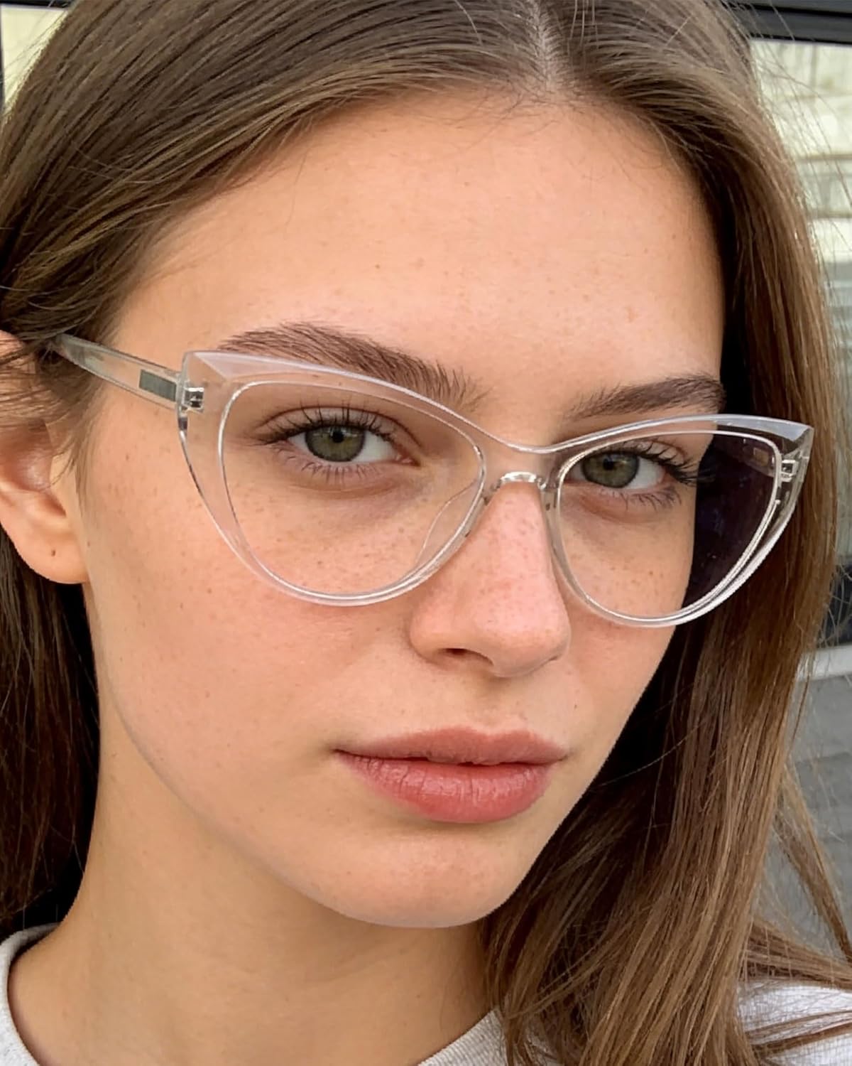 TEAPLMTT 2 Pack Cat Eye Blue Light Blocking Glasses for Women Trendy TR90 Frame Anti Blue Ray Eyesatrain Computer Eyeglasses - Image 3