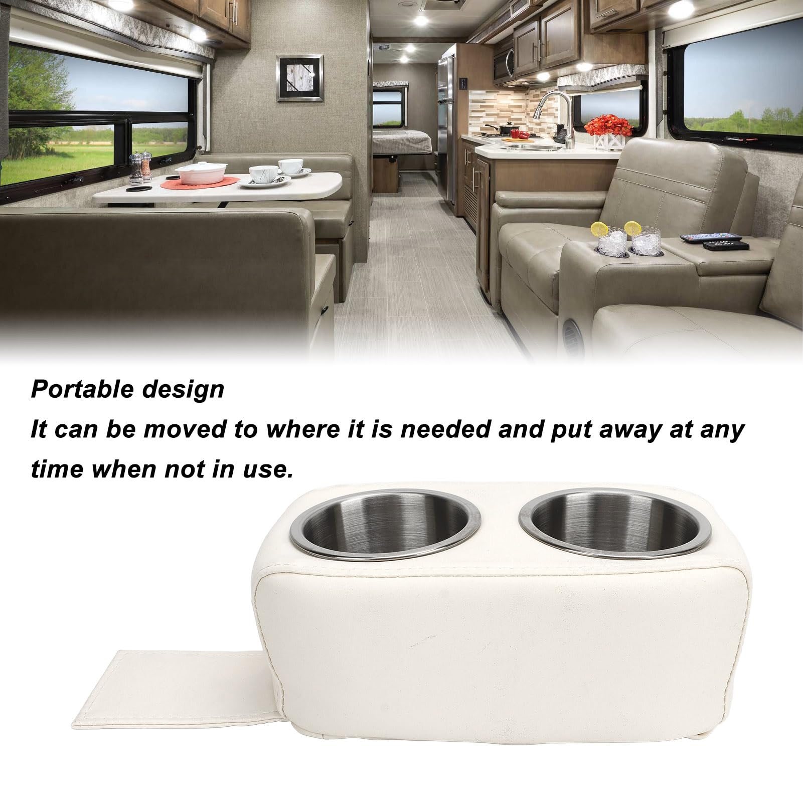 Qcwwy Support à Ventouse En Caoutchouc TPE, Support De Verre Pour