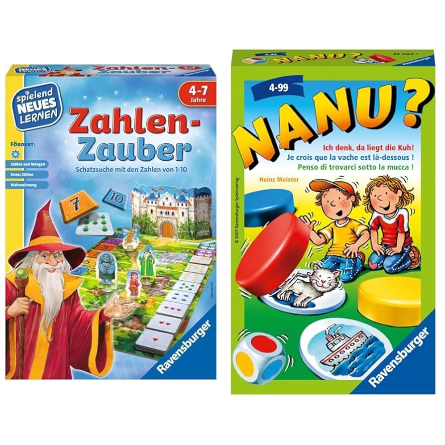 Ravensburger 24964 - Zahlen-Zauber - Spielen und Lernen für
