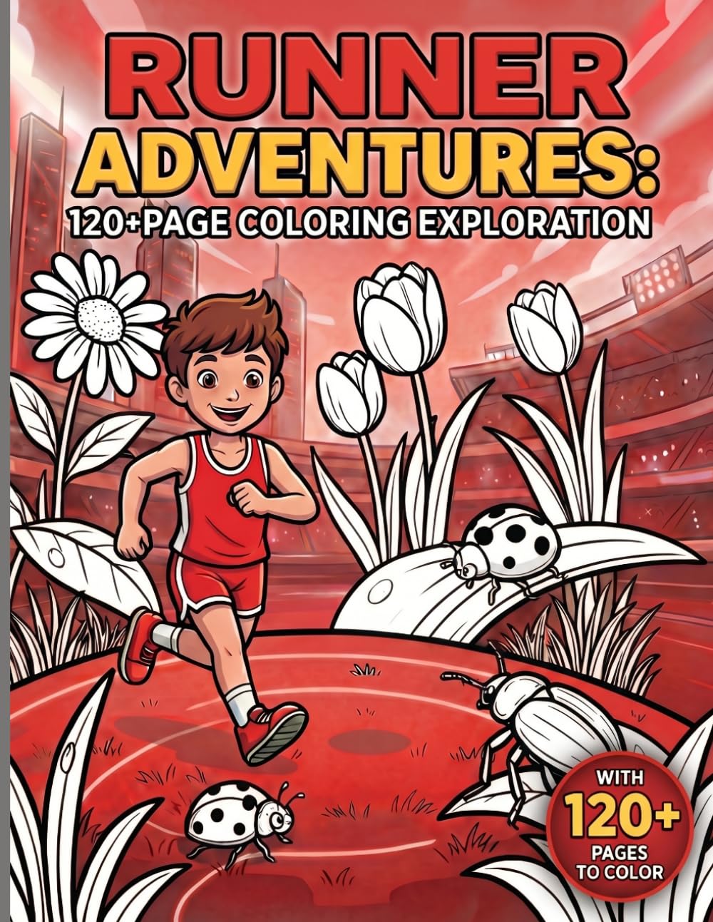 Runner Adventures: 120+ Page Coloring Exploration