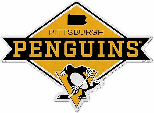 Miniatura 28 de NHL Rico Industries - Banderín de corte en forma de banderín, decoración del hogar y sala de estar, fieltro suave EZ para colgar