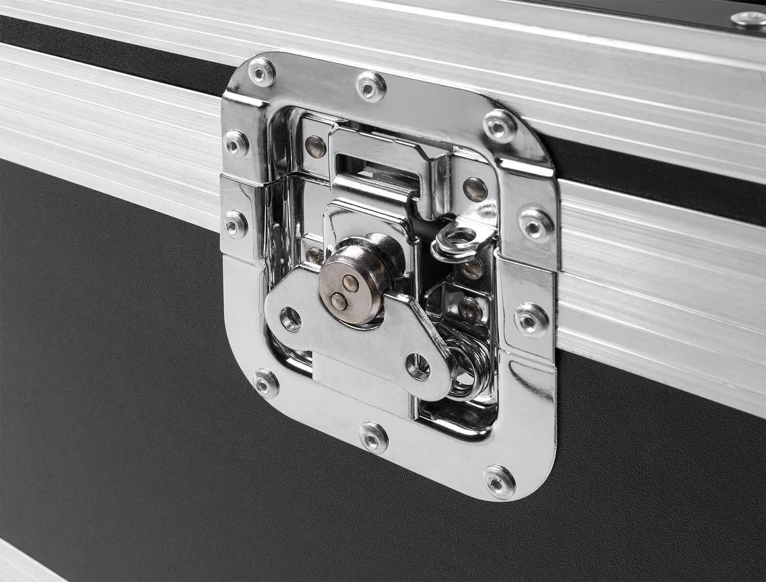 BeamZ FCLCB14 - Flightcase pour 4 Barres LED LCB14-1220 x 395 x 400mm, avec roulettes, Mousse de Protection, Rangement Câbles, Idéal pour Transporter Vos Barres LEDs en Sécurité