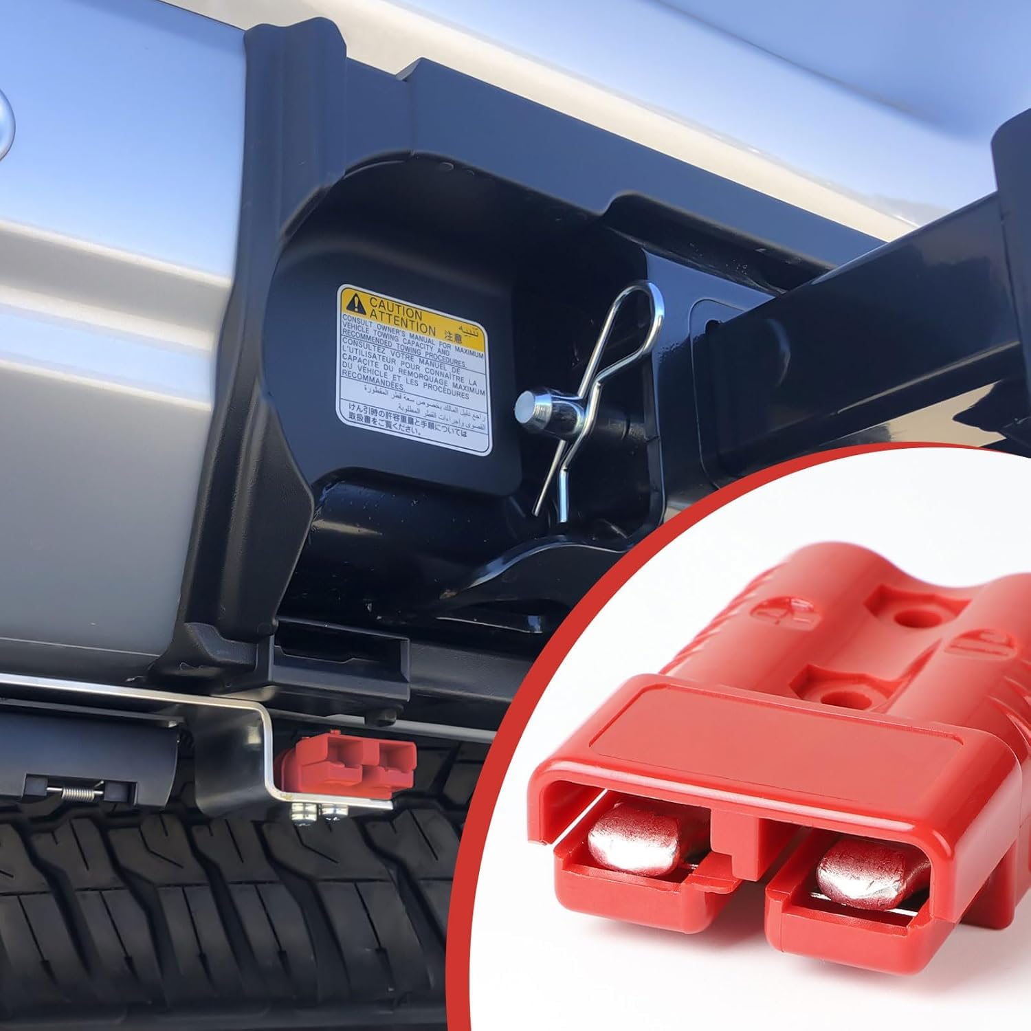 Connettore Batteria Anderson, 2 Pezzi 175a 600v Connettore Rapido Di Batteria, Connettori Elettrici Rapidi Connettori A Spina Per Auto Con Terminali Per Rimorchio, Trailer, Verricello, Auto