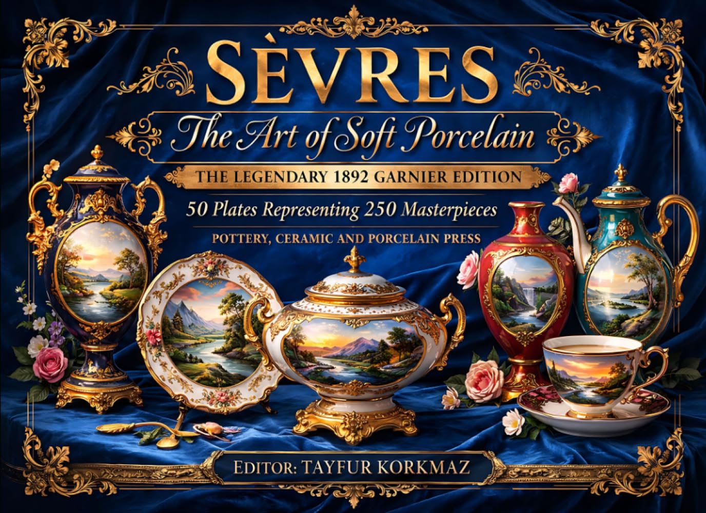 Sèvres: The Art of Soft Porcelain (The Legendary 1892 Only Plates Edition): 50 Plates Representing 250 Masterpieces (Gallery of Books on Antique Porcelain)