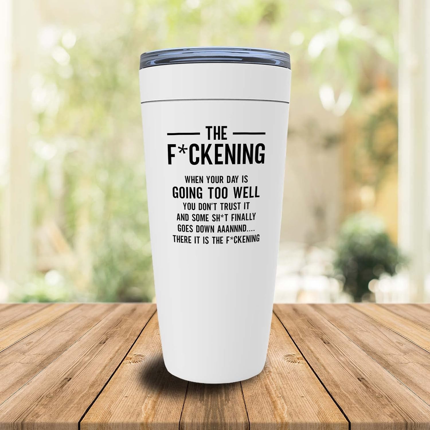 Coworker White Edition Viking Tumbler 20oz - The Fckening - Funny Adult Mug Funny Adult Coffee Cups Coworker Birthday Colleague Assistant Colleagues Friends