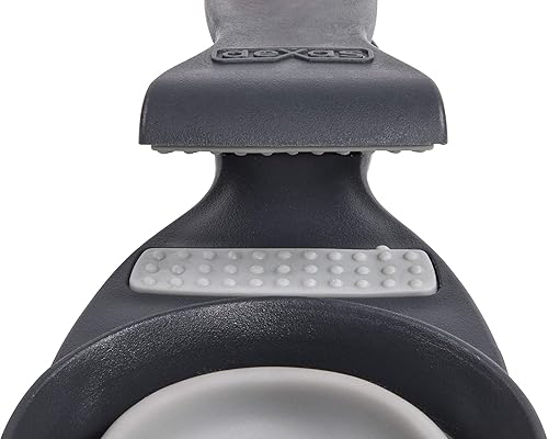 Miniatura 4 de Dexas Pets Cuchara Plegable KlipScoop Plegable para Comida Seca de Perro y Clip para Bolsa de Comida de Perro, Capacidad de 12 Taza, Gris Claro