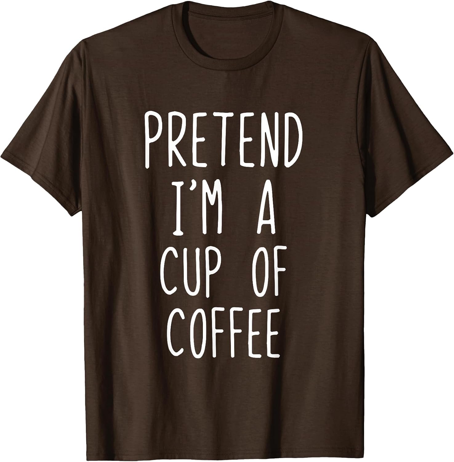 Pretend Im A Cup of Coffee Costume Halloween Lazy Adult Kids T-Shirt image 3