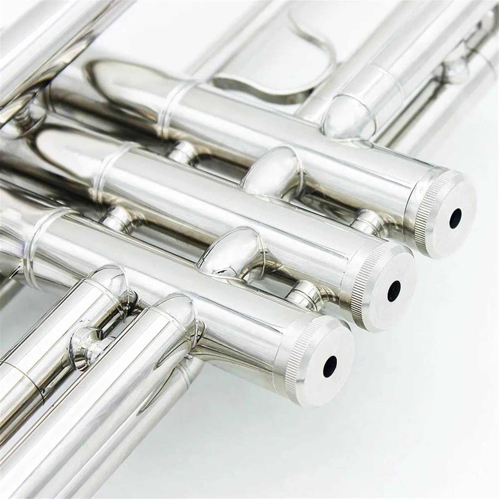 Tromba Strumento A Tromba In Si Bemolle Corpo In Tubo Di Ottone Tromba In Argento Con Accessori In Tessuto Per La Pulizia Adatto Per Principianti E Adulti
