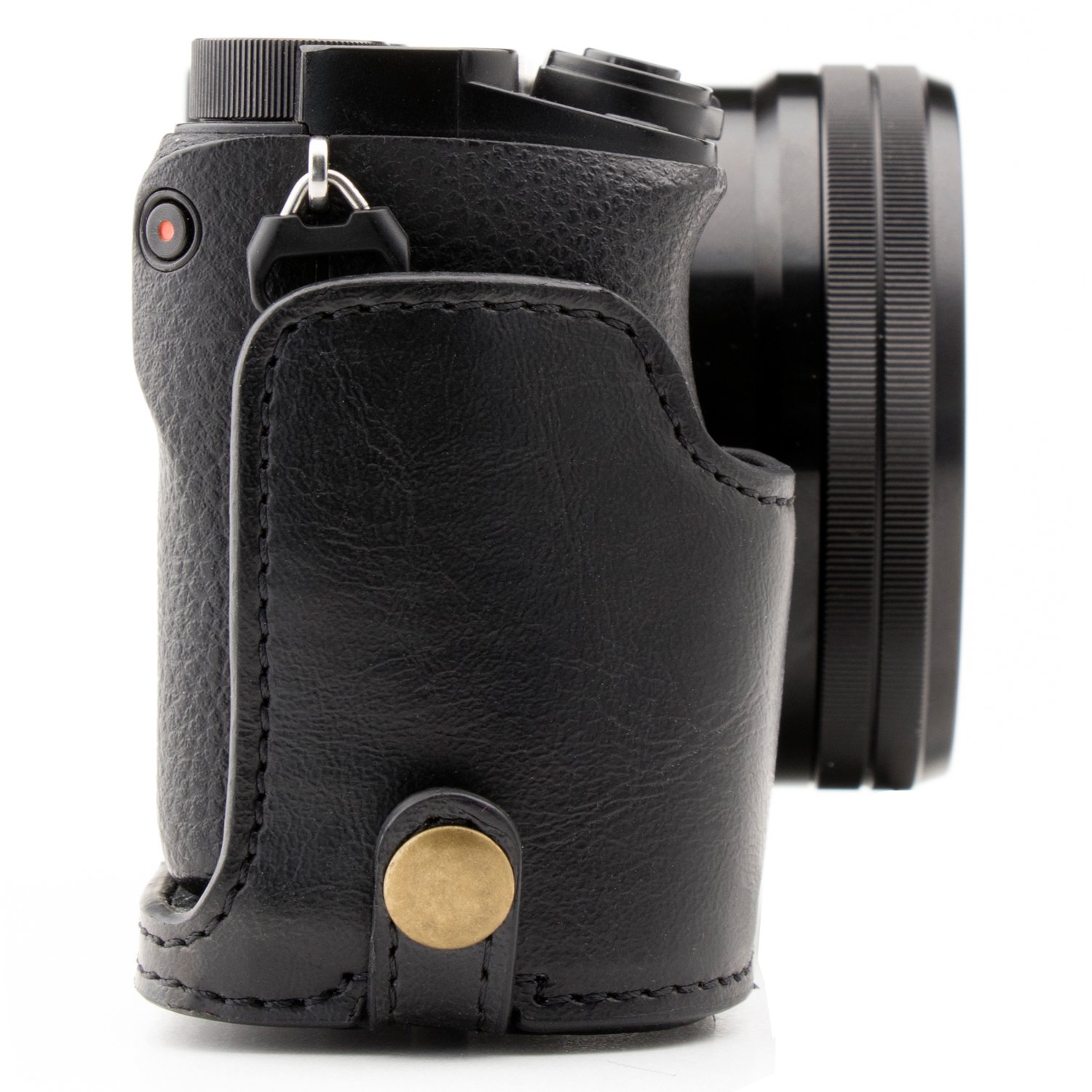 Megagear Sony Alpha A6300, A6000 (16-50 Mm) Ever Ready Custodia In Finta Pelle Per Fotocamera Con Tracolla Nero Mg984