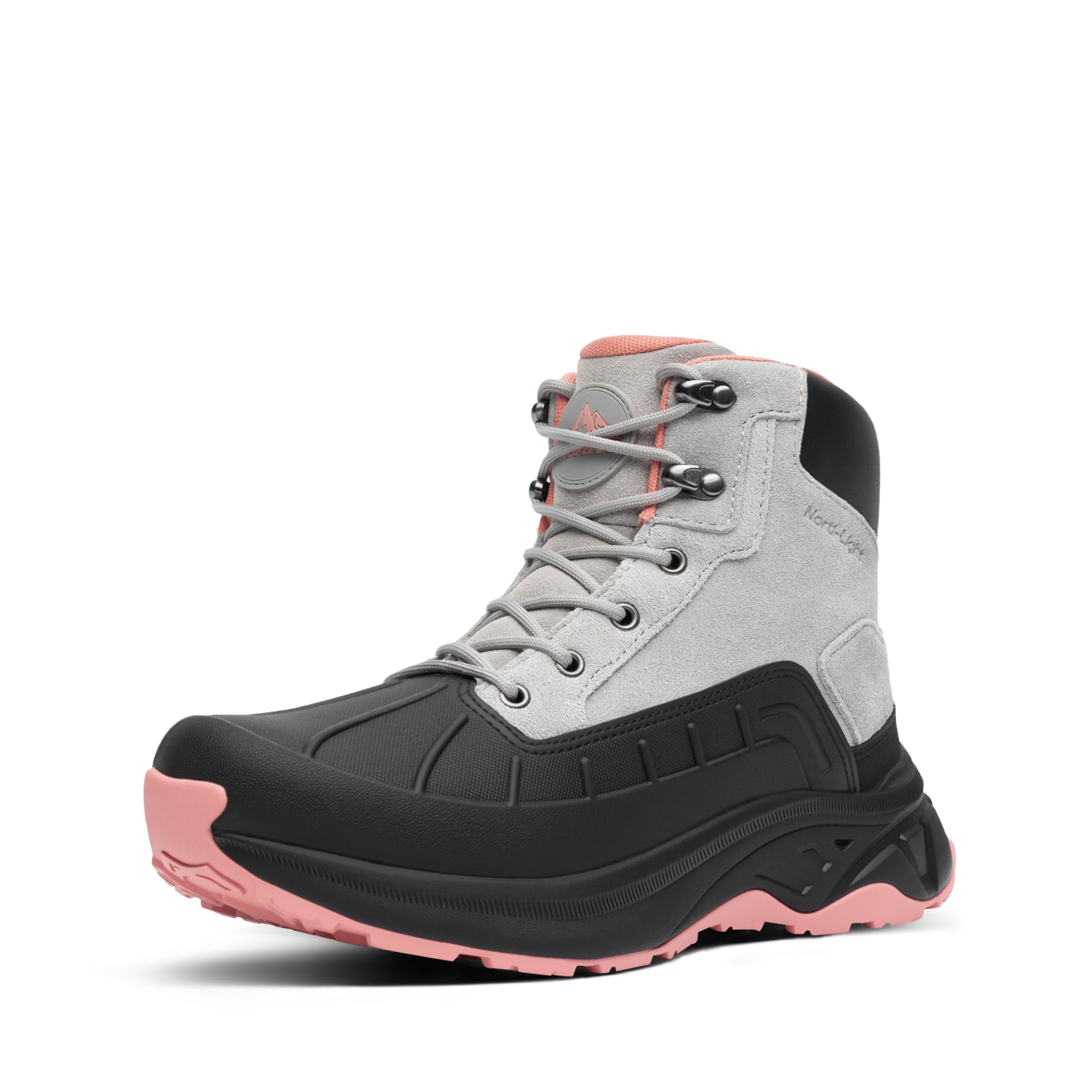 NORTIV 8 Botas de senderismo impermeables para mujer, para senderismo, camping, senderismo