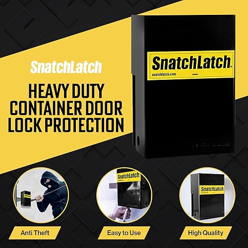 Miniatura 2 de Caja protectora de bloqueo resistente para contenedores de almacenamiento y cajas Conex, acero con recubrimiento en polvo de 0.6 in de grosor, hecha