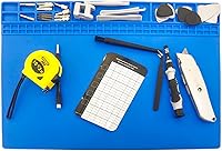 Vista 5 de Alfombrilla de soldadura resistente al calor 932 F magnética de silicona para reparación electrónica para teléfono celular, computadora, placa PCB