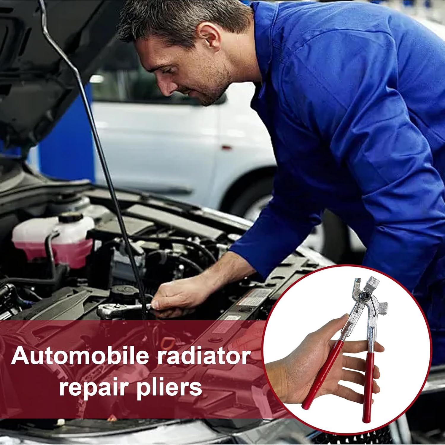 Hose Clamp Pliers,Multi-Directional Hose Clamp Pliers - Automotive Professional Electrical Tool with Extension Function for Engine Repair Removal Car Auto Mechanics