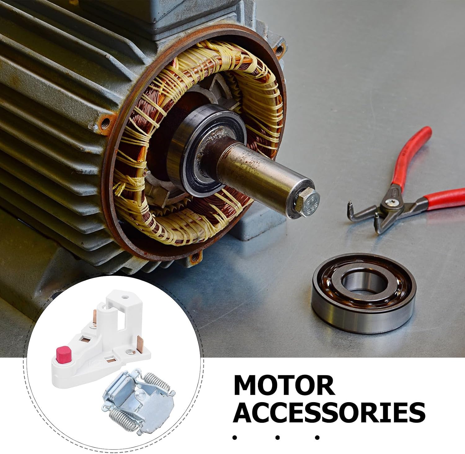 Kisangel Electric Motor Start Centrifugal Switch for Single Phase .00x4.70x3.20cm for Mechanical Repair