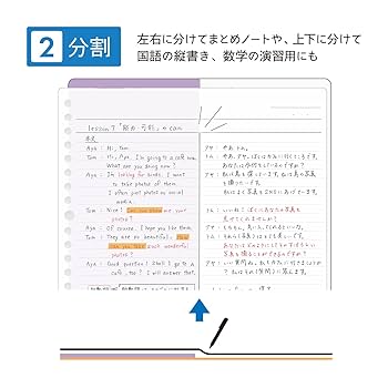 WANDS 下敷き Amazon.co.jp: クツワ 下敷き わけありしたじき 2分割 パープル