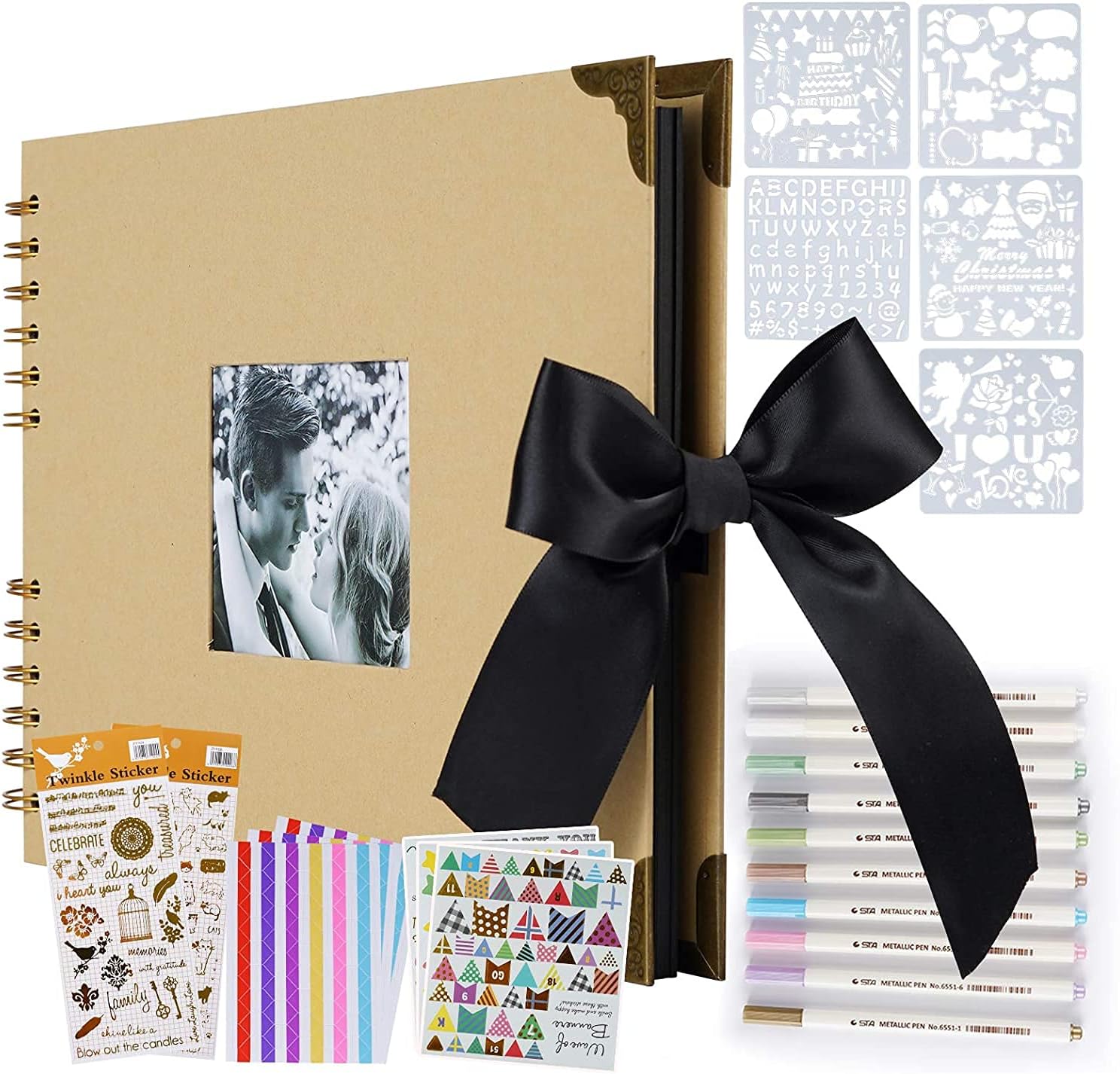 YCM Photo Album, DIY Photo Book 80 Pages, Size 28.5x21cm