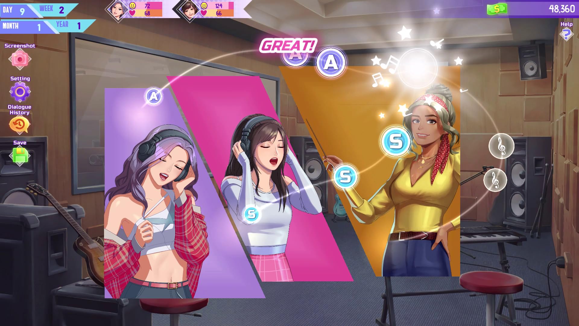Historias de ídolos K-Pop (Nintendo Switch)